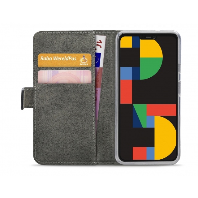 Mobilize Mobilize Classic Gelly Wallet Book Case Google Pixel 5 - Zwart