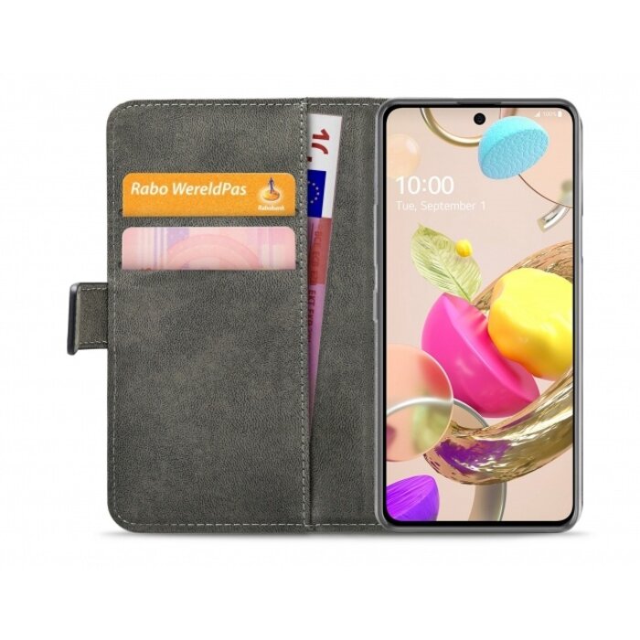 Mobilize Mobilize Classic Gelly Wallet Book Case LG K42 Black