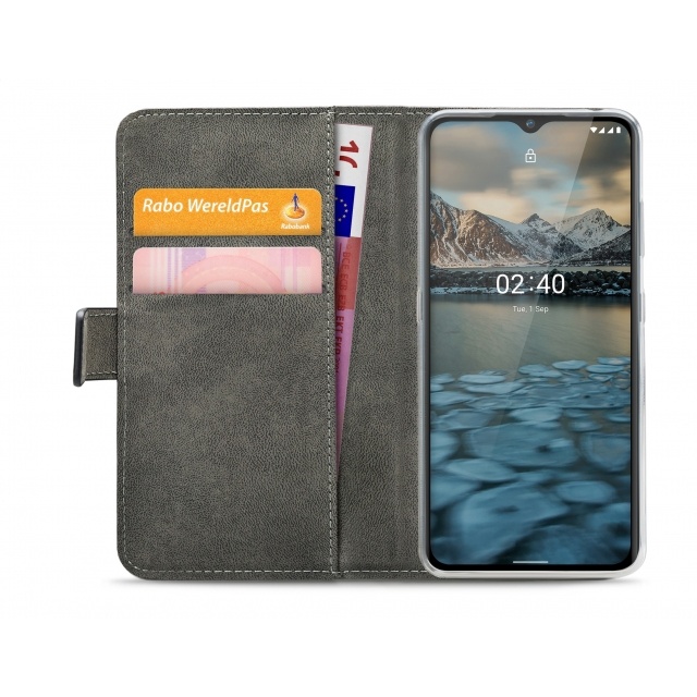 Mobilize Mobilize Classic Gelly Wallet Book Case voor Nokia 2.4 - Zwart