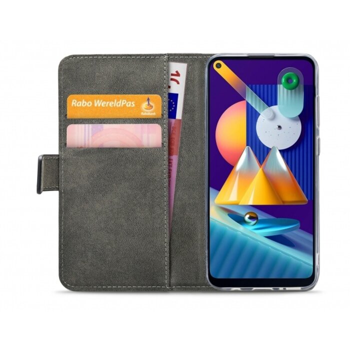 Mobilize Mobilize Classic Gelly Wallet Book Case Samsung Galaxy M11 - Zwart