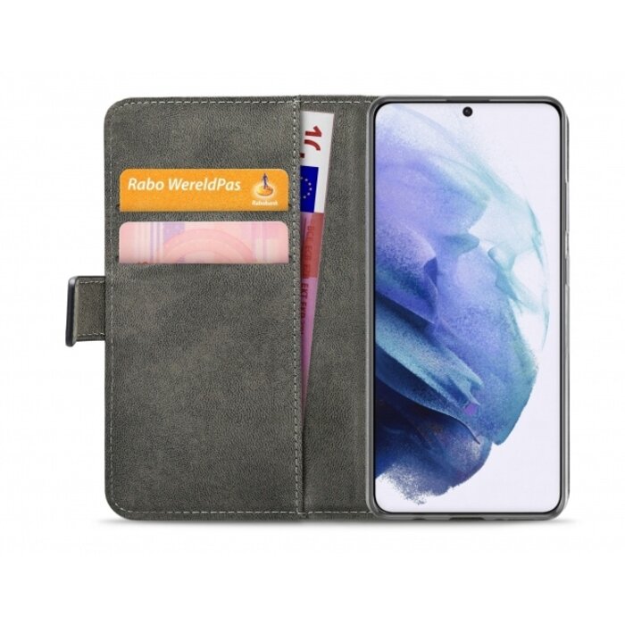 Mobilize Mobilize Classic Gelly Wallet Book Case Samsung Galaxy S21 5G Zwart