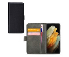 Mobilize Mobilize Classic Gelly Wallet Book Case Samsung Galaxy S21 Ultra 5G - Zwart