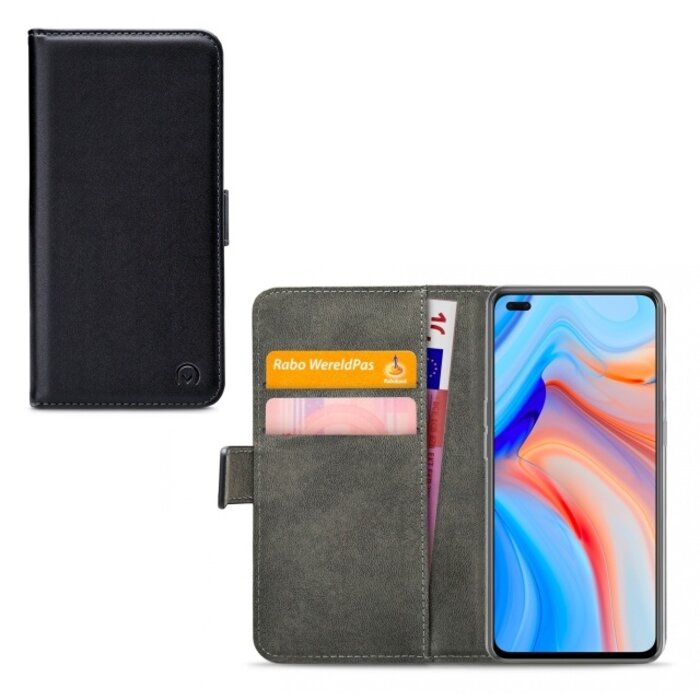 Mobilize Mobilize Classic Gelly Wallet Book Case OPPO Reno4 5G - Zwart