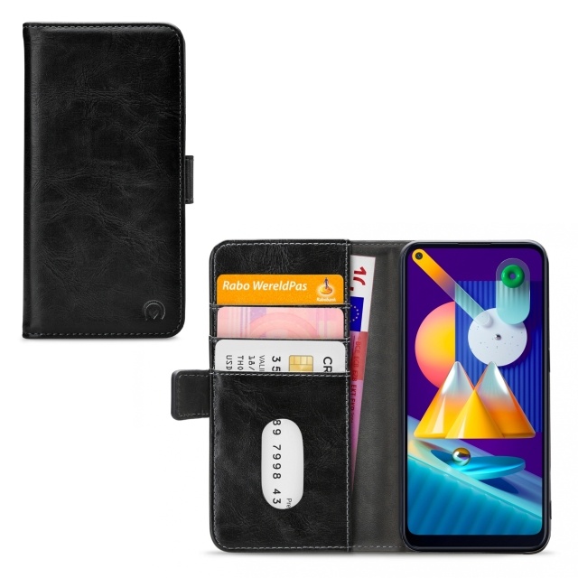 Mobilize Mobilize Elite Gelly Wallet Book Case voor Samsung Galaxy M11 - Zwart
