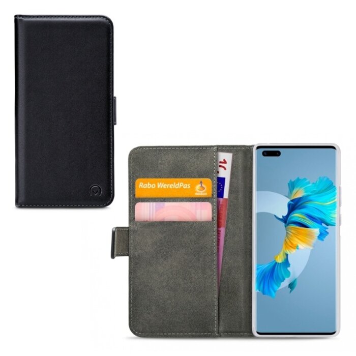 Mobilize Mobilize Classic Gelly Wallet Book Case Huawei Mate 40 Pro Black
