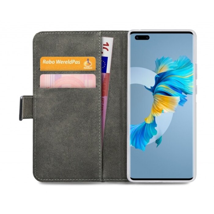 Mobilize Mobilize Classic Gelly Wallet Book Case Huawei Mate 40 Pro Black