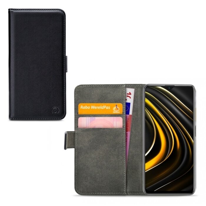 Mobilize Mobilize Classic Gelly Wallet Book Case Xiaomi Poco M3 Zwart