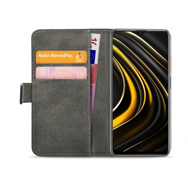 Mobilize Mobilize Classic Gelly Wallet Book Case Xiaomi Poco M3 Zwart
