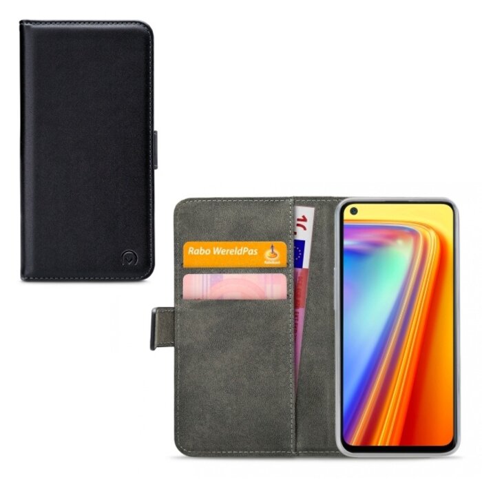 Mobilize Mobilize Classic Gelly Wallet Book Case voor realme 7 - Zwart