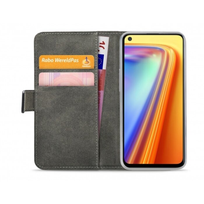 Mobilize Mobilize Classic Gelly Wallet Book Case voor realme 7 - Zwart