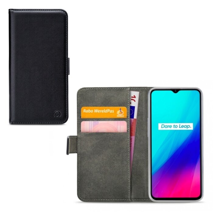 Mobilize Mobilize Classic Gelly Wallet Book Case realme C3 Black