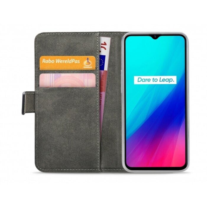 Mobilize Mobilize Classic Gelly Wallet Book Case realme C3 Black