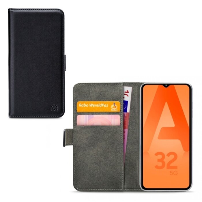 Mobilize Mobilize Classic Gelly Wallet Book Case voor Samsung Galaxy A32 5G - Zwart