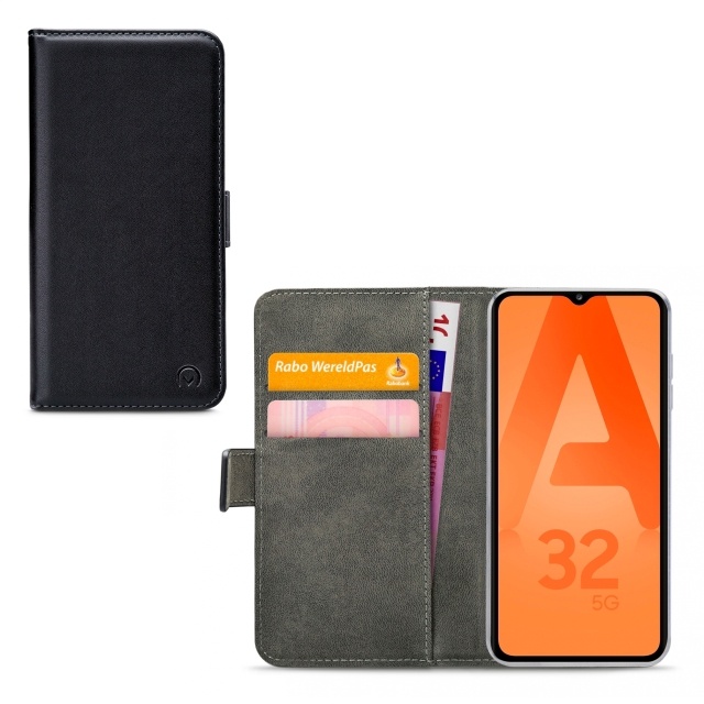 Mobilize Mobilize Classic Gelly Wallet Book Case Samsung Galaxy A32 5G - Zwart
