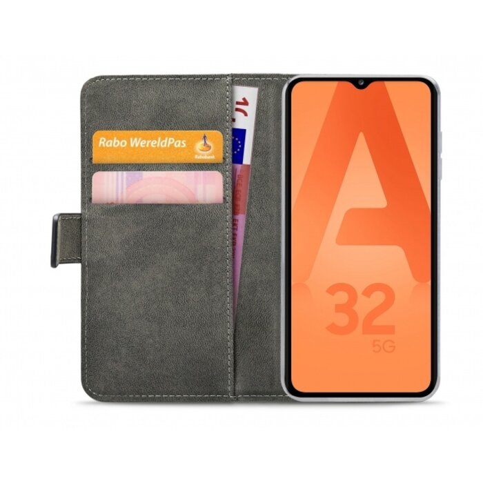 Mobilize Mobilize Classic Gelly Wallet Book Case voor Samsung Galaxy A32 5G - Zwart