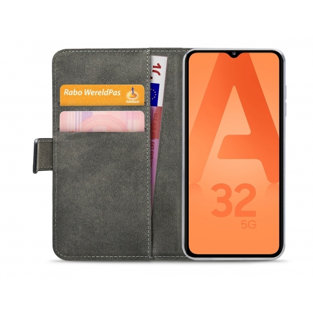 Mobilize Mobilize Classic Gelly Wallet Book Case Samsung Galaxy A32 5G - Zwart