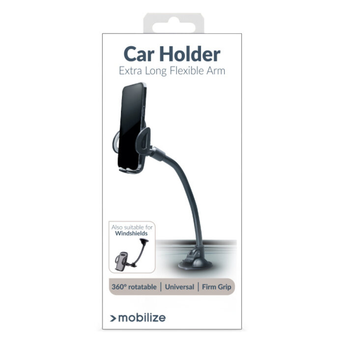 Mobilize Mobilize Universele Zwanenhals Telefoonhouder Auto - Zwart