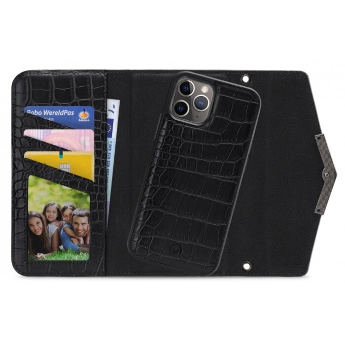 Mobilize Mobilize 2in1 Elegant Magnet Clutch iPhone 11 Pro Black Croco