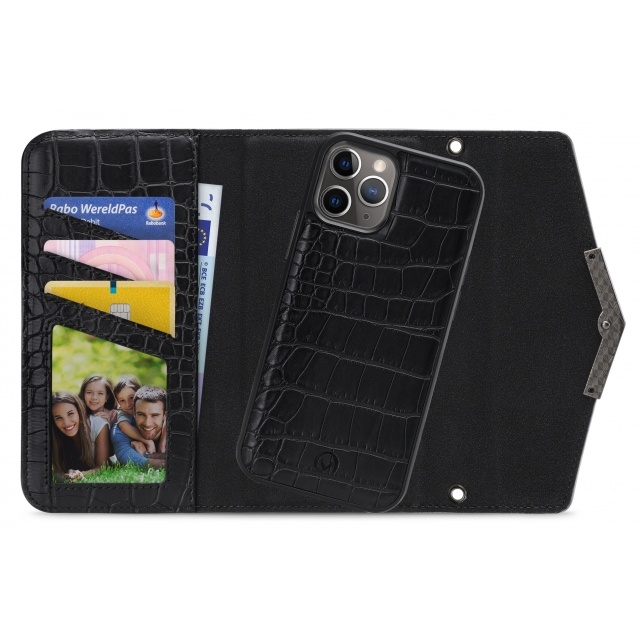 Mobilize Mobilize 2in1 Elegant Magnet Clutch iPhone 11 Pro Black Croco