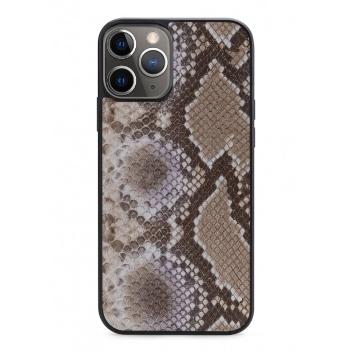 Mobilize Mobilize 2in1 Elegant Magnet Clutch Apple iPhone 11 Pro Beige Snake