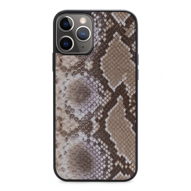 Mobilize Mobilize 2in1 Elegant Magnet Clutch Apple iPhone 11 Pro Beige Snake