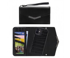Mobilize Mobilize 2in1 Elegant Magnet Clutch Apple iPhone 12/12 Pro - Black Croco