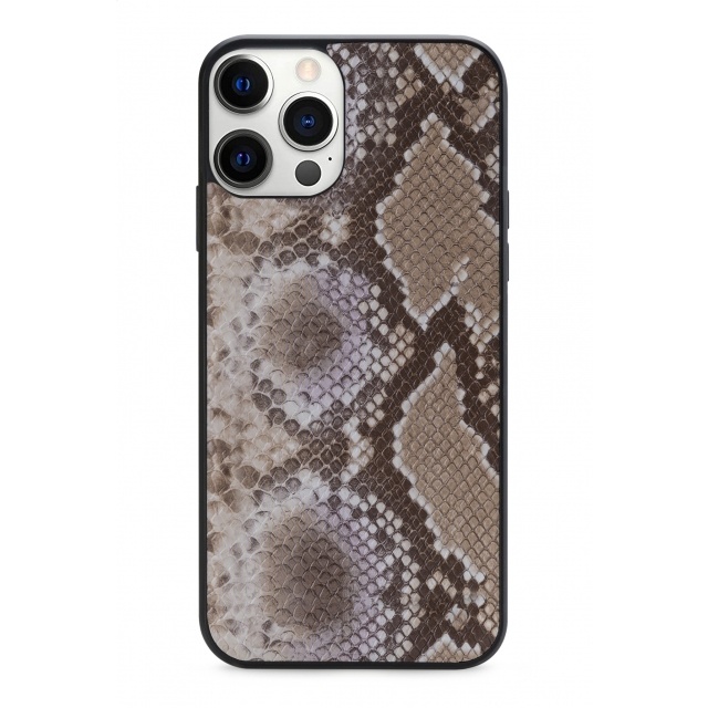 Mobilize Mobilize 2in1 Elegant Magnet Clutch iPhone 12 Pro Max - Beige Snake, foto 4 van 6