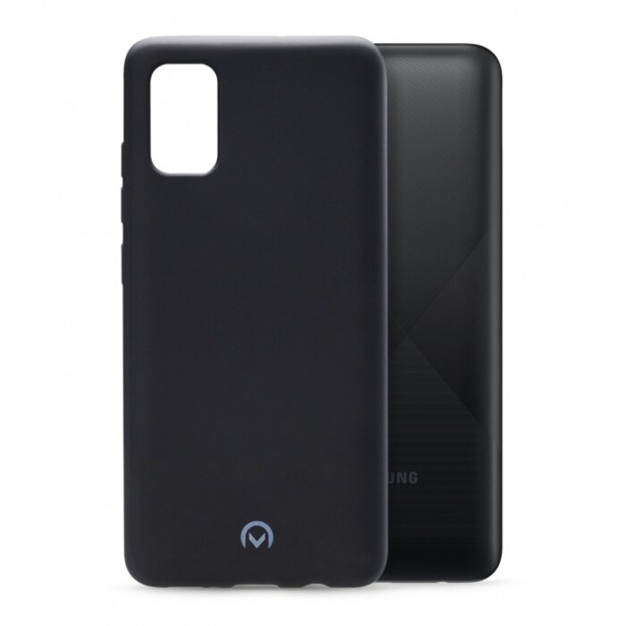 Mobilize Mobilize Rubber Gelly Case Samsung Galaxy A02s - Mat Zwart
