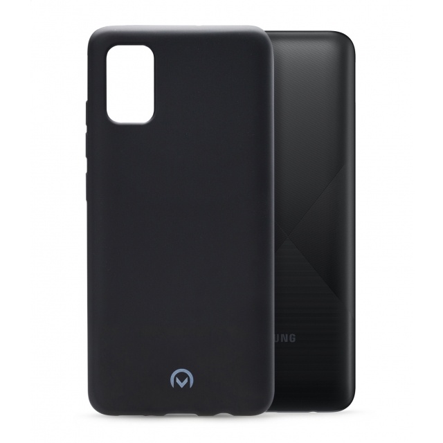 Mobilize Mobilize Rubber Gelly Case Samsung Galaxy A02s - Mat Zwart