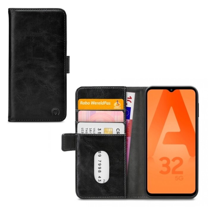 Mobilize Mobilize Elite Gelly Wallet Book Case Samsung Galaxy A32 5G - Zwart
