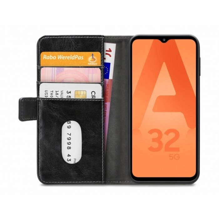 Mobilize Mobilize Elite Gelly Wallet Book Case Samsung Galaxy A32 5G - Zwart