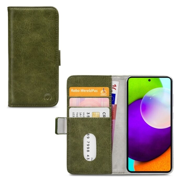 Mobilize Mobilize Elite Gelly Wallet Book Case Samsung Galaxy A52 / A52s 5G - Groen