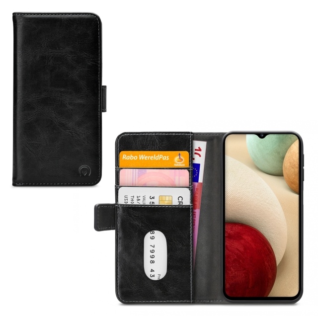Mobilize Mobilize Elite Gelly Wallet Book Case voor Samsung Galaxy A12 / M12 - Zwart