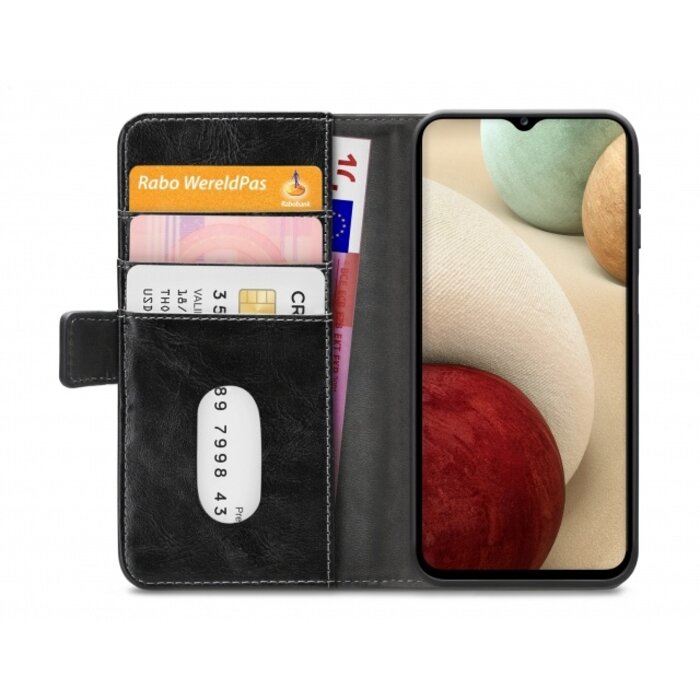 Mobilize Mobilize Elite Gelly Wallet Book Case voor Samsung Galaxy A12 / M12 - Zwart