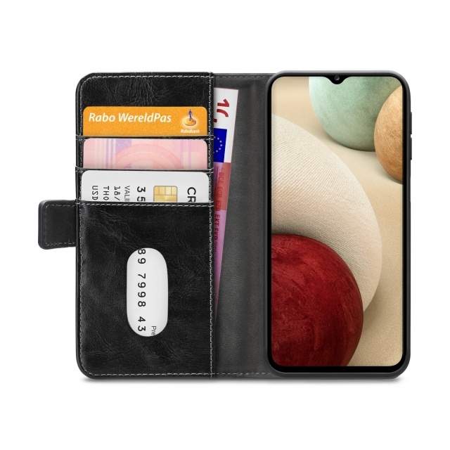 Mobilize Mobilize Elite Gelly Wallet Book Case voor Samsung Galaxy A12 / M12 - Zwart