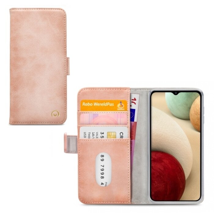 Mobilize Mobilize Elite Gelly Wallet Book Case Samsung Galaxy A12/M12 Soft Pink