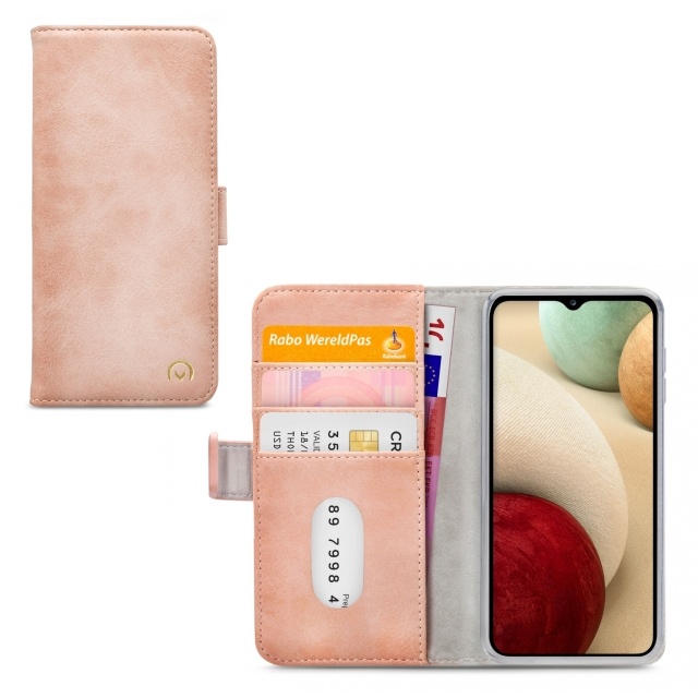 Mobilize Mobilize Elite Gelly Wallet Book Case Samsung Galaxy A12/M12 Soft Pink
