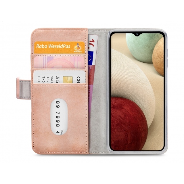 Mobilize Mobilize Elite Gelly Wallet Book Case Samsung Galaxy A12/M12 Soft Pink