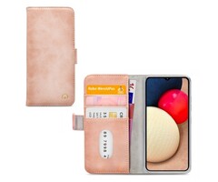 Mobilize Mobilize Elite Gelly Wallet Book Case Samsung Galaxy A02s Soft Pink