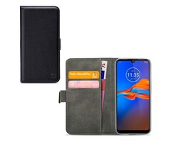 Mobilize Mobilize Classic Gelly Wallet Book Case Motorola Moto E6 Plus Zwart