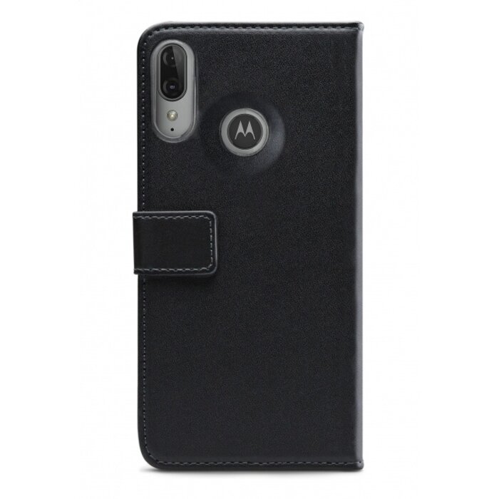Mobilize Mobilize Classic Gelly Wallet Book Case Motorola Moto E6 Plus Zwart