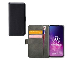 Mobilize Mobilize Classic Gelly Wallet Book Case voor Motorola Moto One Zoom - Zwart