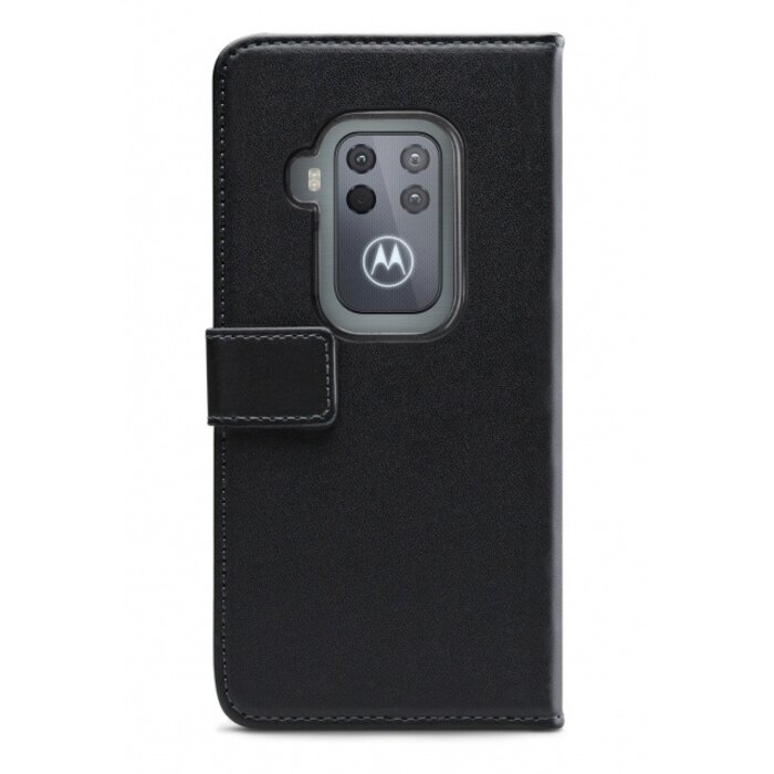 Mobilize Mobilize Classic Gelly Wallet Book Case voor Motorola Moto One Zoom - Zwart