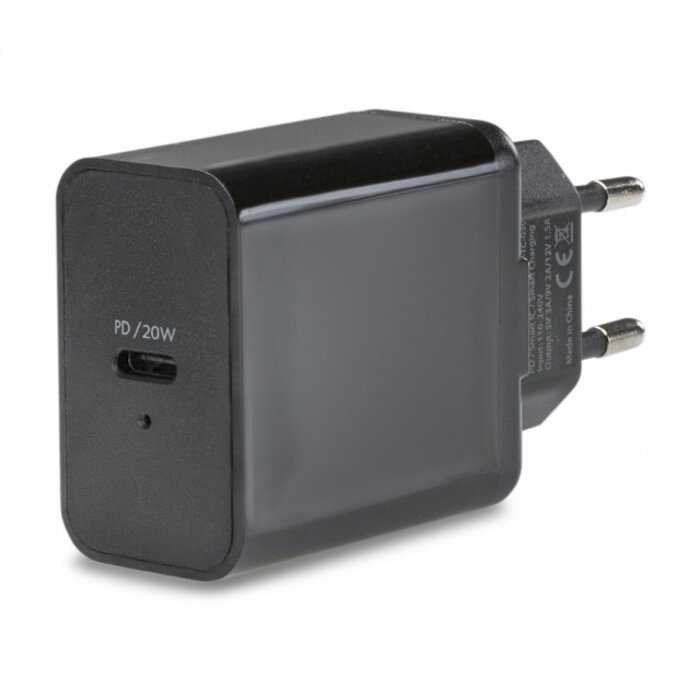 Mobilize Mobilize Wall Charger USB-C PD 20W Snellader - Zwart