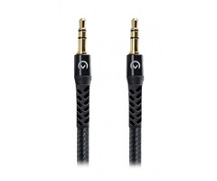 Mobilize Mobilize Strong Nylon Aux Cable 1,5m - Zwart