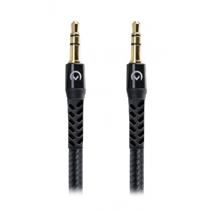 Mobilize Mobilize Strong Nylon Aux Cable 1,5m - Zwart