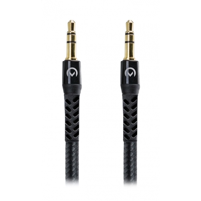 Mobilize Mobilize Strong Nylon Aux Cable 1,5m - Zwart