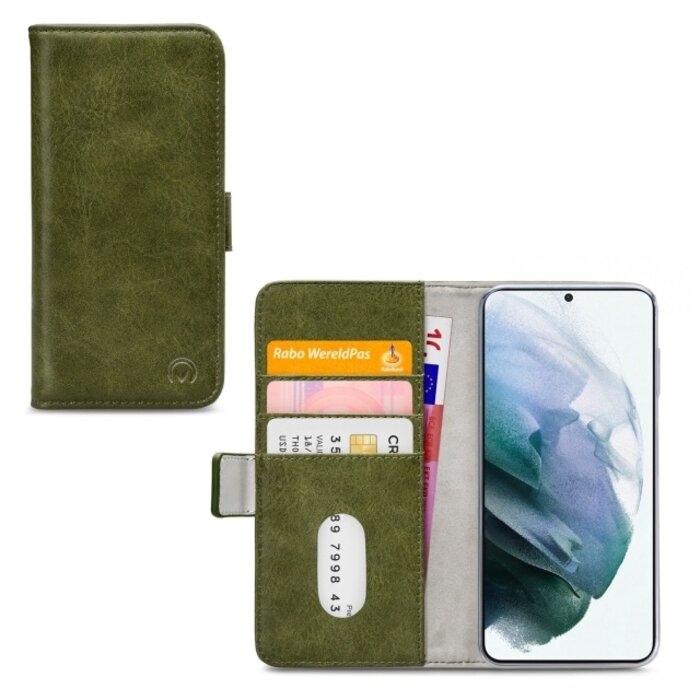 Mobilize Mobilize Elite Gelly Wallet Book Case Samsung Galaxy S21+ 5G - Groen