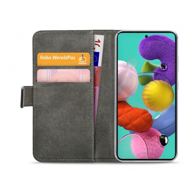 Mobilize Mobilize Classic Gelly Wallet Book Case Samsung Galaxy A51 5G - Zwart