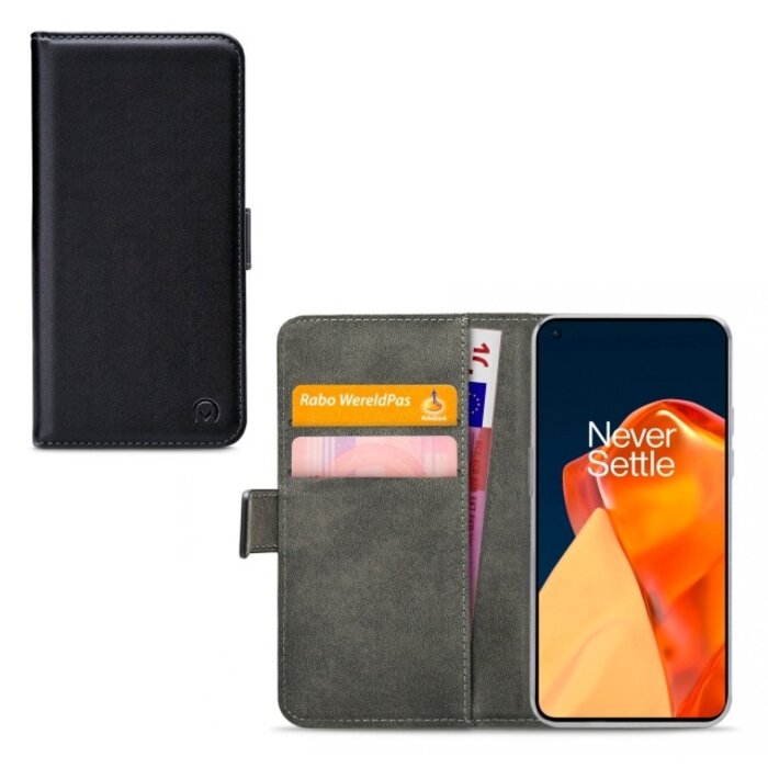 Mobilize Mobilize Classic Gelly Wallet Book Case voor OnePlus 9 - Zwart